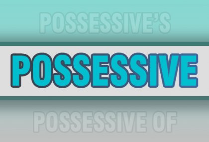 İsimlerin iyelik halleri (Possessive)